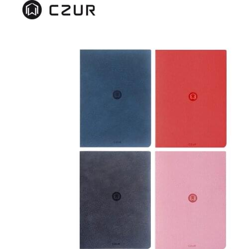 CZUR Smart Journal Notebook with OCR PU Leather Waterproof Cover Recycled Acid Free Paper Notepad for Office School Drawing Gift