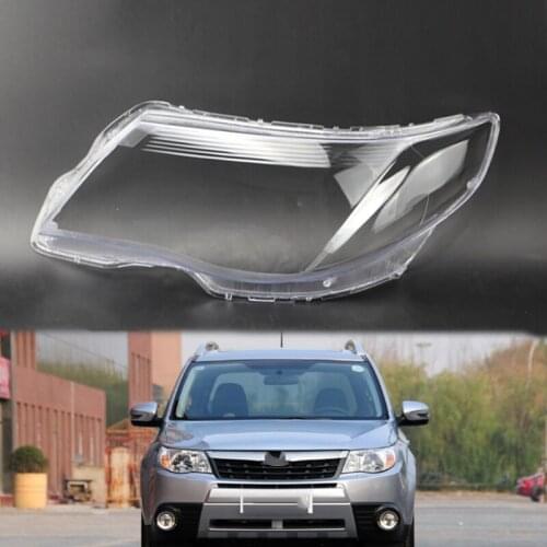 2 pcs for Subaru Forester2008-2012 lens Headlight housing Lens hood Transparent headlight housing Headlight lampshade lamp shade