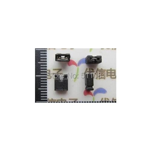 200 pcs 2.54mm Standard Circuit Board Jumper Cap Shunts Short Circuit Cap good
