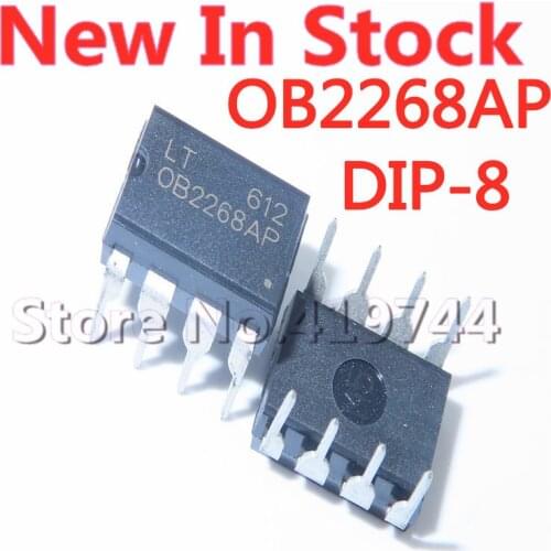 5PCS/LOT 100% Quality OB2268AP OB2268 DIP-8 LCD power management chip In Stock New Original
