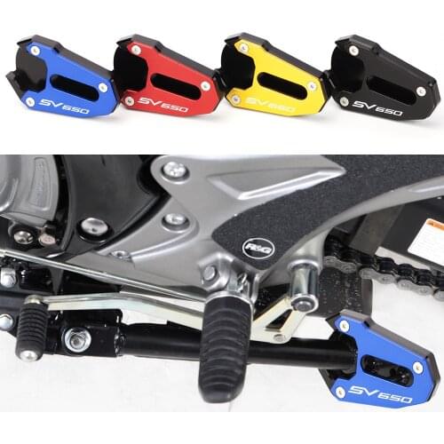 Motorcycles Accessories Aluminum Alloy Kickstand Foot Side Stand Extension For Suzuki SV650 SV650X Gladius SFV650 SFV 65 SV 650X