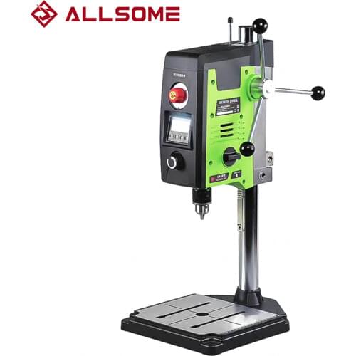 ALLSOME 6-Speed Press Drilling Machine 800W Benchtop Drill1.5-13mm Chuck For Woodworking BG-518801