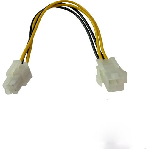ATX 12V P4 4-Pin CPU Auxiliary Power Extension Cable,Molex 4pin to ATX 8pin extension cable F/M