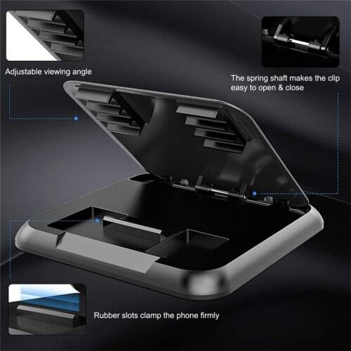 Car Phone Holder Silicone Base Suction Pad Smooth Surface Music Playing