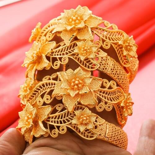 4Pieces Bracelet for Women Dubai Bangles Ethiopian Bangles African Jewelry Arab Middle East