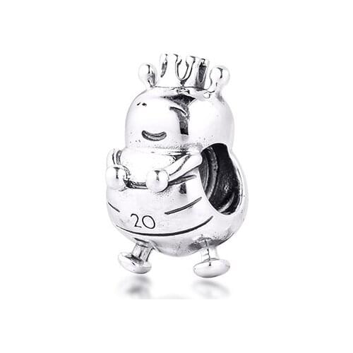 DIY Fits for Pandora Charms Bracelets The Queen Bee Beads 100% 925 Sterling-Silver-Jewelry Free Shipping