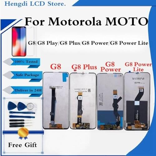 For Motorola MOTO G8 Play G8 plus G8 Power LCD Display Touch Screen XT2019 xt2015 Digiziter Assembly For Motorola G8Play G8Plus