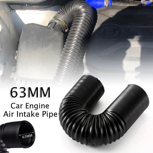 Car Engine Flexible Air hose Air Intake Pipe Inlet Hose Tube Car Air Filter Intake Cold Air Ducting Feed Hose Pipe Accessories