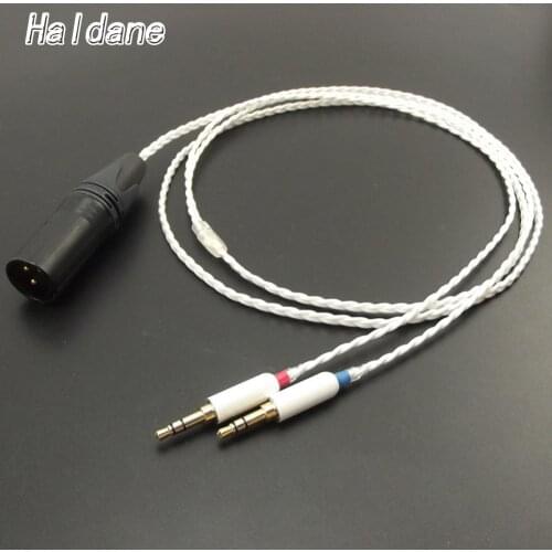 Haldane HIFI 4pin XLR Balanced Male DIY Headphone Upgrade Audio Cable for MDR-Z7 Z7M2 MDR-Z1R D6100 D7100 D72004 Headphones
