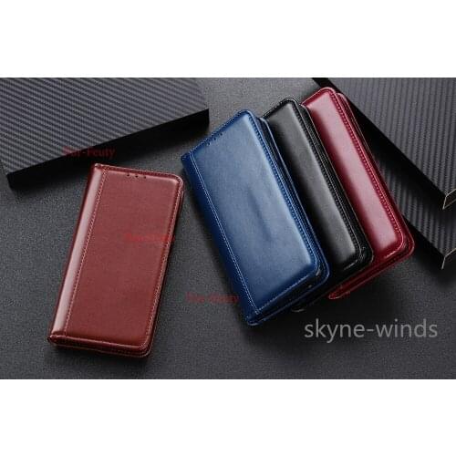 Pearl pattern leather magnetic case For ZTE Blade A71 flip wallet clip mobile phone holder cover for ZTE Blade A 71 coque fundas