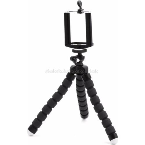 Mini Flexible Sponge Tripod For Phone For Samsung Xiaomi Huawei Mobile Phone Smartphone For GoProCamera Accessory