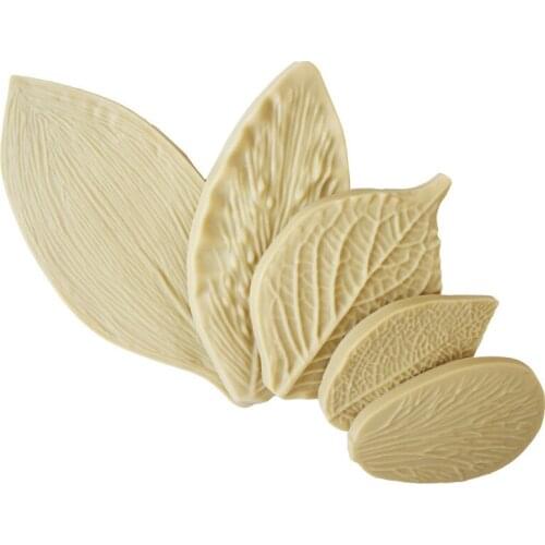 New Arrival Fondant Cake Decorating Tools Flower-Making GumPaste Peony Rose Floral Petal Leaf Veiner Silicone Soap Molds