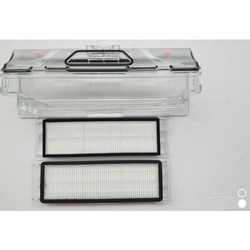 3pcs original vacuum cleaner parts 1pcs robot Vacuum Cleaner Dust Bin Box +2pcs HEPA Filter for xiaomi robotisc Sweeper mi robot