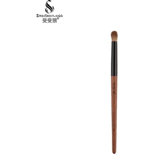 Shoushoulang Professional Handmade Make Up Brush F06 Eye Shadow Blending Brush Soft Cat Tail Hair Makeup Brushes