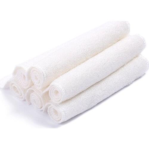 6pcs Kitchen Dish Rag Wood Fiber Oil Absorbent Dish Towels Cleaning Cloths For Clean Dishes, Microwave, Window, Glass