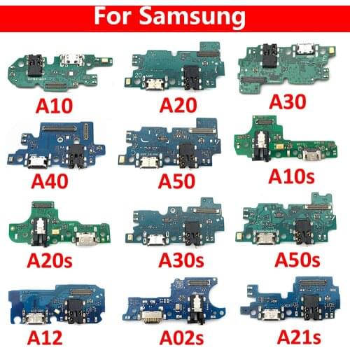 USB Port Charger Dock Connector Charging Board Flex Cable For Samsung A10 A10S A20 A20S A21S A30 A30S A50 A50S A12 A02s A21 A02
