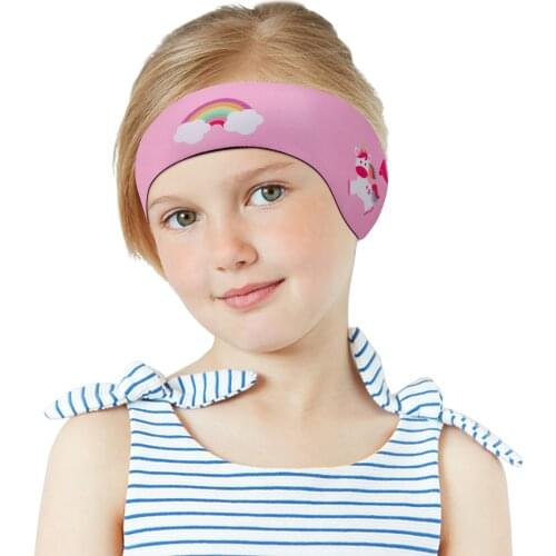 Waterproof Swimming Headband for Kids Adjustable Keep Water Out Ear Protection Band for Bathing Swimming Diving Ear Band