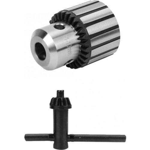 Drill Chuck high-Speed Steel High Accuracy B12 Taper with Wrench 1-10mm Drilling Machine Accessories