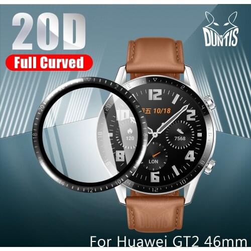 20D Curved Edge Protective film for Huawei Watch GT2 GT 2 46MM Smart Watch soft screen protector accessories (Not Glass