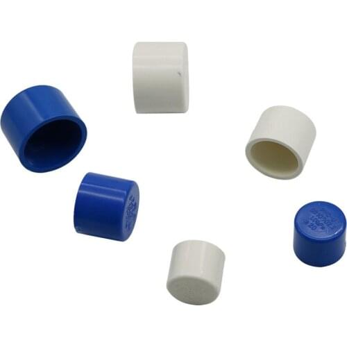 Inside Diameter 20mm 25mm 32mm PVC End Plug Connectors Water Pipe Tube End Cap Garden Irrigation Farm Adapter Accessories 3Pcs