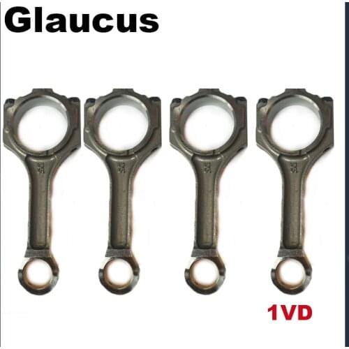 4pcs 1VD 1VDFTV Engine connecting rod conrod con rod for Toyota LAND CRUISER 4461cc 4.5 D D4-D L 4.5L 2007