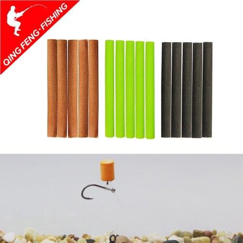 5Pcs 8mm Cylinder Foam Rig Foam Sticks Hair Rig Floating Carp Fishing Fly Tying EVA Parachute Post