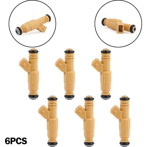 Artudatech 0280155746 FJ583 0280155702 6pcs Fuel Injectors Fits for Volvo S70 V70 S90 V90 For Cherokee 4.0L
