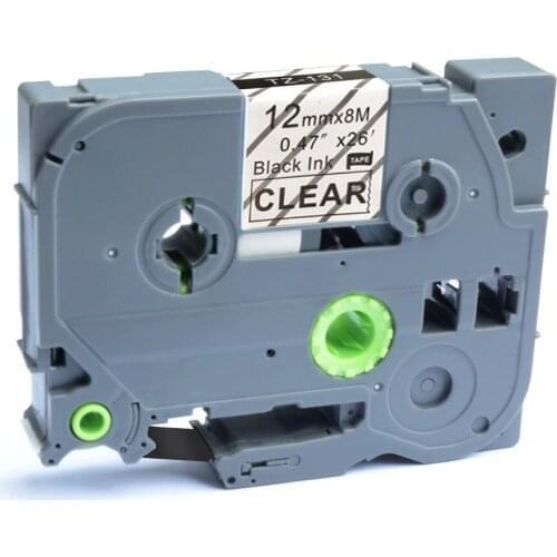 AOMYA P-Touch 4PCS Compatible for Brother TZe-131 12mmx8m Standard Labeling Tape