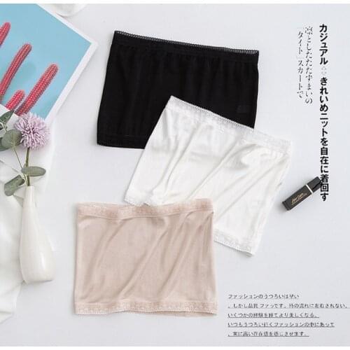 1PC 100% Silk Lace Stretchy Non-Padded Strapless Lace Bandeau Bra Bralette Tube Top TG010