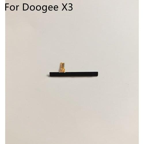 Used Power On Off Button+Volume Key Flex Cable FPC For DOOGEE X3 MT6580 Quad Core 4.5 inch 854 x 480 Smartphone