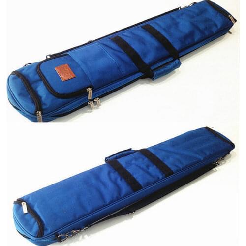 Schung 1/2 Billiard Pool Cue Case Blue Portable Durable High Capacity Billar Case Billar case Professional Billard Accessories