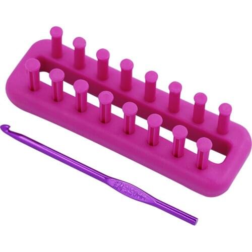 Long Knitting Loom Craft DIY Weaving Knitting Tools for Sock Sewing Scarves DIY Craft Tool Mini Loom Kit Tool Set