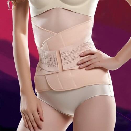 Breathable Postnatal Abdominal Binder After Pregnancy - Women Postpartum Girdle Corset Recovery Belly-Band Wrap Belt