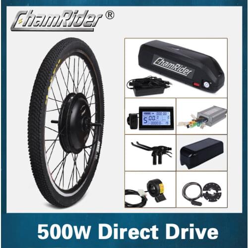Ebike Electric Bike Conversion Kit XF39 XF40 Motor MXUS Brand Hailong 1-2 Battery 500W 48V 13AH 52V 17AH LED LCD Freehub