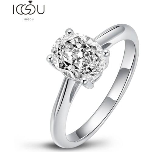 IOGOU Rings With Diamonds