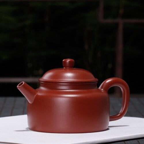 YIXING TEAPOT UNDRESSED ORE MUD DAHONGPAO KUNG FU KETTLE TEAWARE