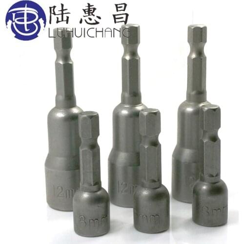 LUHUICHANG Hex Hexagon Socket Spanner Nut Setter Driver Extension Adapter Magnet Screwdriver Bit