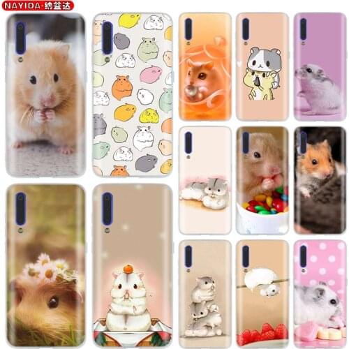 A hamster Soft Silicone Case For Xiaomi 11 10 9 8 A2 A3 CC9 Lite Note 10 Pro 5X 6X 10i 9se Cover