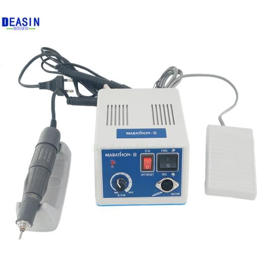 Free shipping Dental Lab MARATHON Micromotor Machine N3 + 35K RPM Polishing Handpiece low speed handpiece