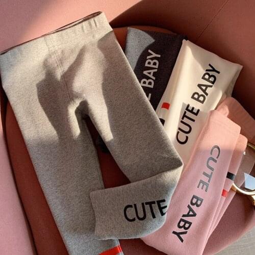 2020 Spring and Autumn New Girls Fashion Stretch Leggings Baby Girl Fashion Casual Pants