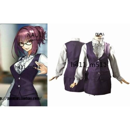 Full sets High Quality Fate/Grand Order FATE EXTELLA LINK Scathach cosplay costume Custom Made any size