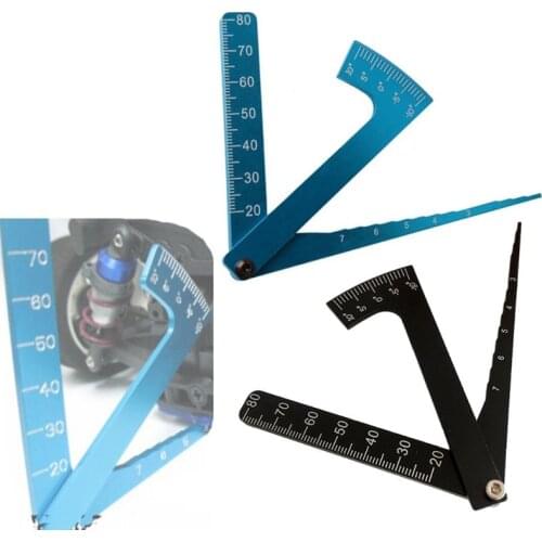 Adjustable Ruler Adjusting Height And Wheel Rim Camber Multi-functional Multi Angle Measuring Template Tool New