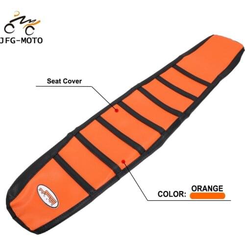 Motorcycle Rubber Striped Gripper Soft Seat Cover For KTM 690 SM SMR SMC Enduro R Supermoto
