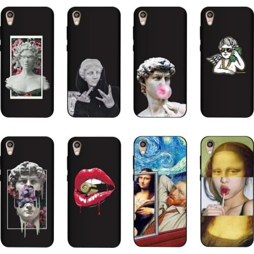 QAQsam Silicone 5.71 inches For Huawei Honor 8S Case Cartoon Art Painted For Huawei Honor 8S KSE-LX9 Honor8S 8 S Cover