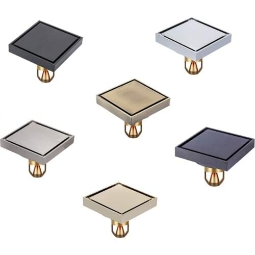 Drain Strainer Square Floor Drain Cover for Kitchen, Bathroom, Garage, Balcony