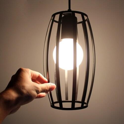 Modern brief pendant lamp Scandinavia personality vintage iron bar restaurant coffee lamp GY165