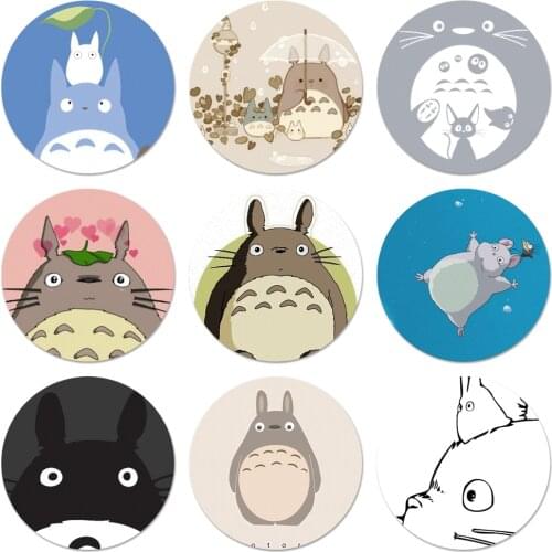 Totoro popular cute cartoon anime Badge Brooch Pin Accessories For Clothes Backpack Decoration gift 58mm