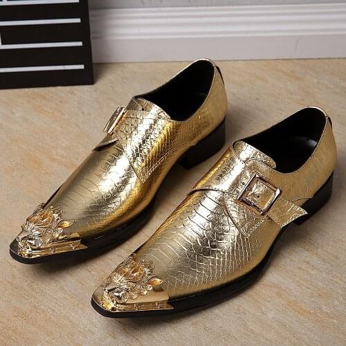 Summer Men Business dress leather shoes Luxury Brand Noble Elegant for Wedding dresses Shoes Mens model Dancing Trend shoes