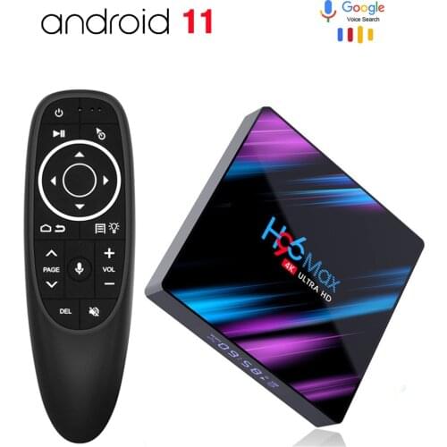H96 MAX RK3318 Smart Android 10.0 TV Box 16GB 32GB 64GB Media player 4K Wifi Set top Box Youtube Android 10 Media Player