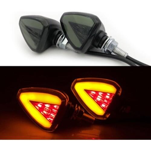 1 Pair Motorcycle Turn Signal Indicators Lights Blinker Turn Light LED Lamp